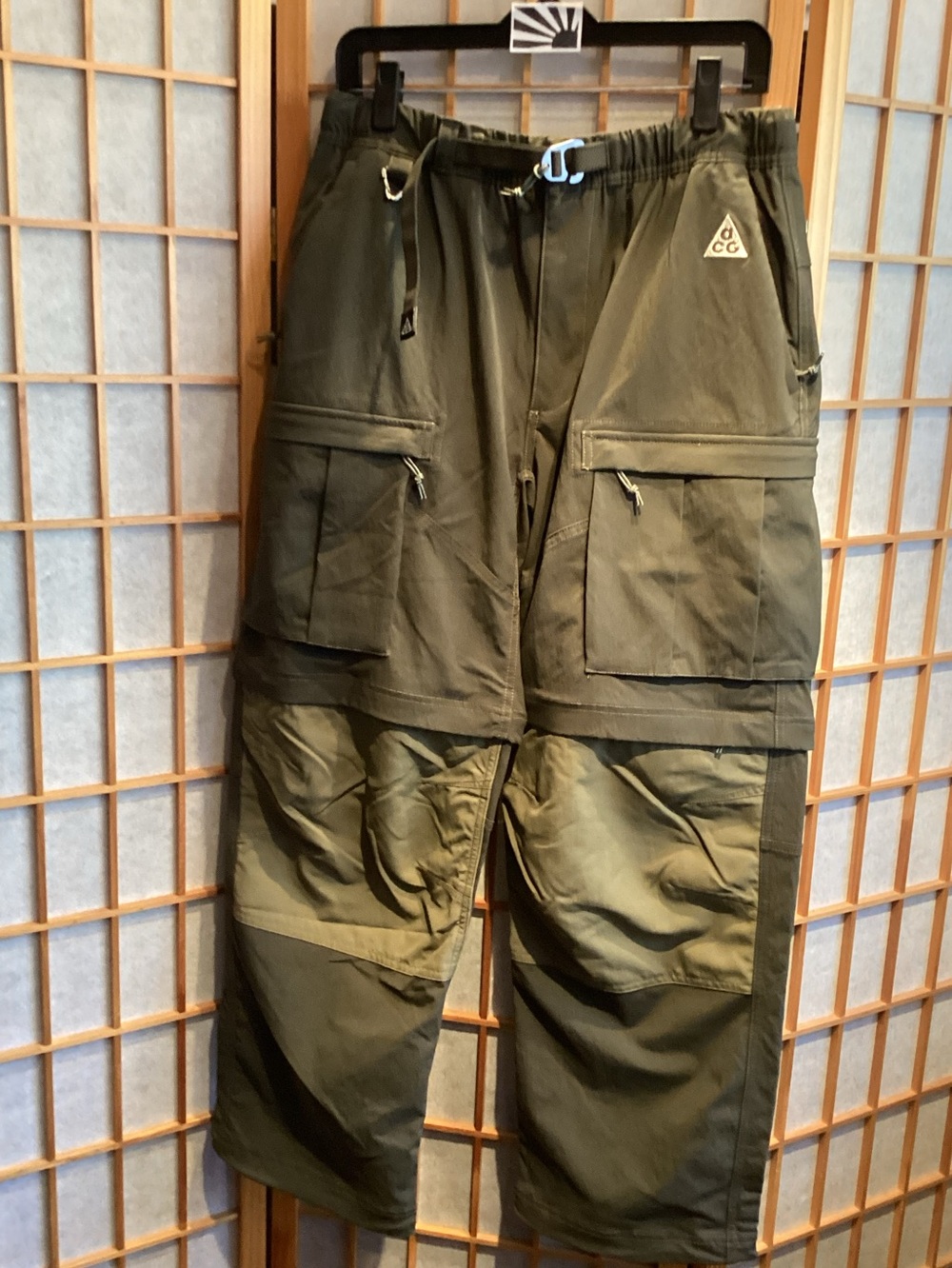 Nike ACG Smith Summit Cargo Pants Sequoia Olive FN0428-355 Men's Size Medium